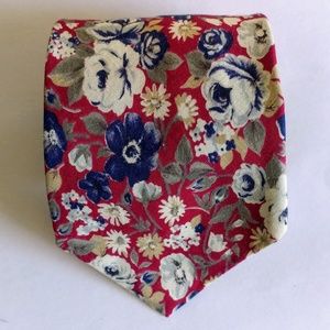 Natural Assets Men's Tie - Red Floral